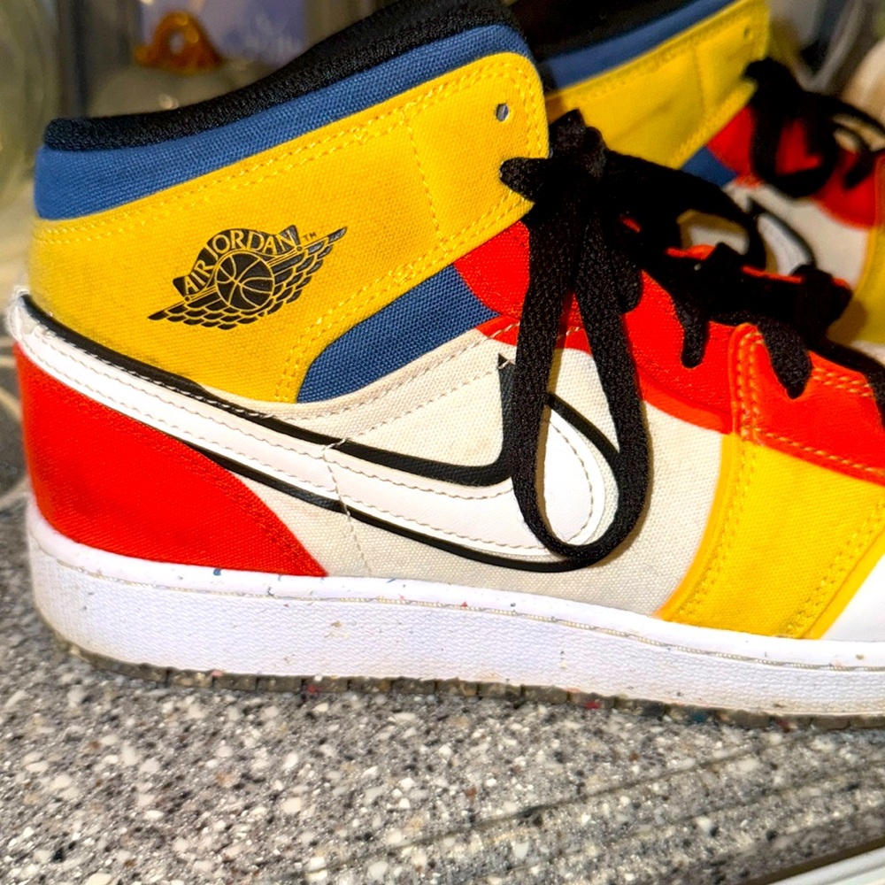 Color canvas, Air Jordan size 7